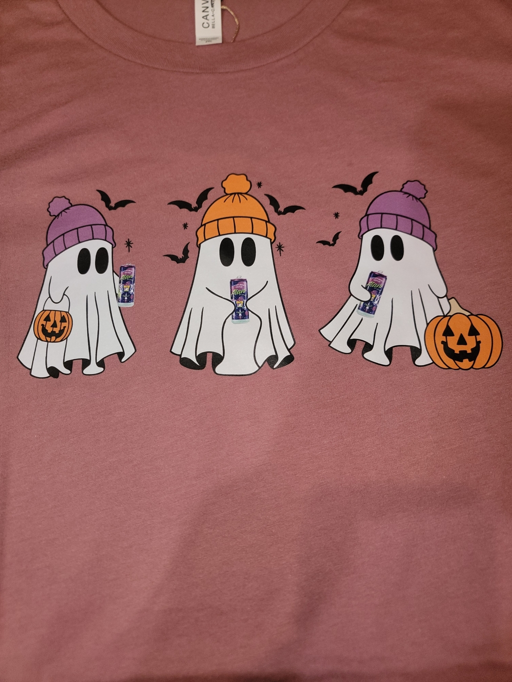 Women's 2XL Tee With Ghosts Holding Alani